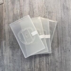 4PC Replacement Clear Game Cases W/ Sleeves For Original PSP / UMD Covers